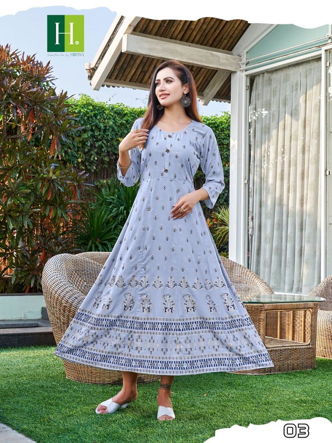 Katrina Hirwa 01-10 Anarkali Kurtis Catalog